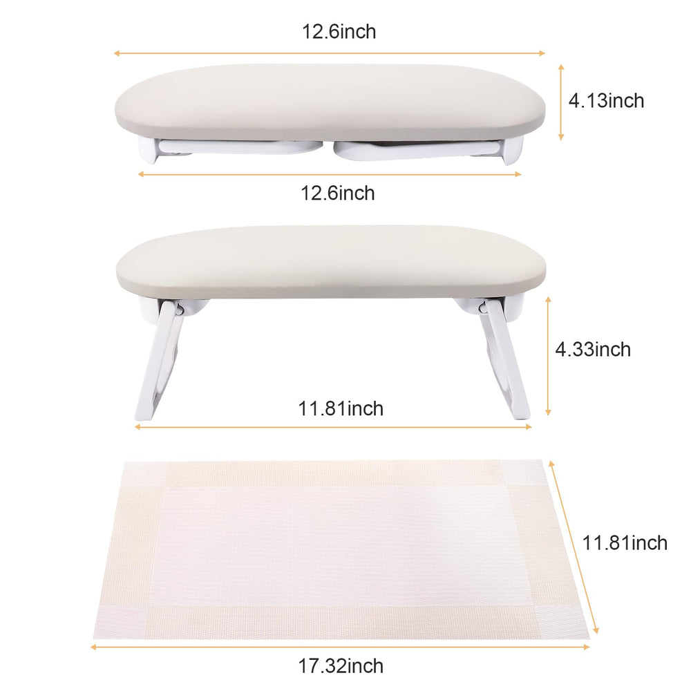 SUBAY Table mat with arm rest improves workstation stability.