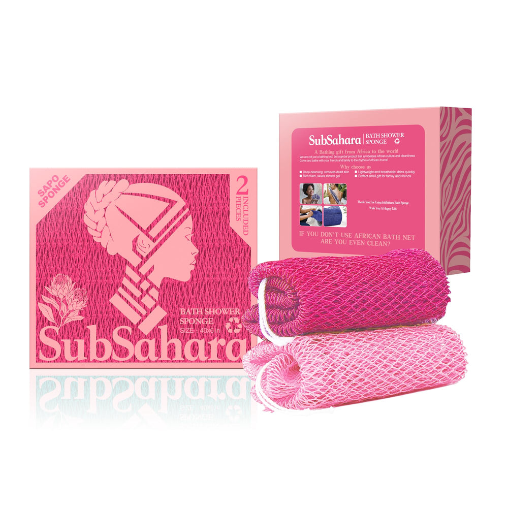 SubSahara exfoliating sponge reaches hard-to-clean areas for thorough cleansing