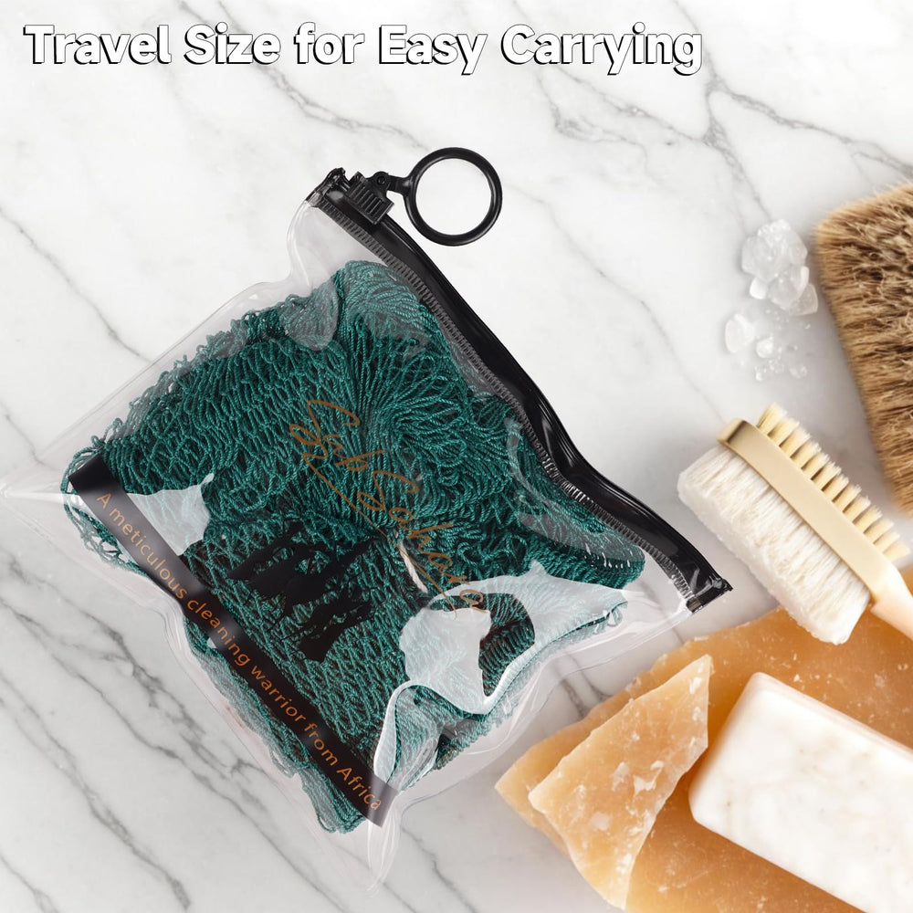 SubSahara Authentic African Net Sponge travel pouch to keep you going on trips