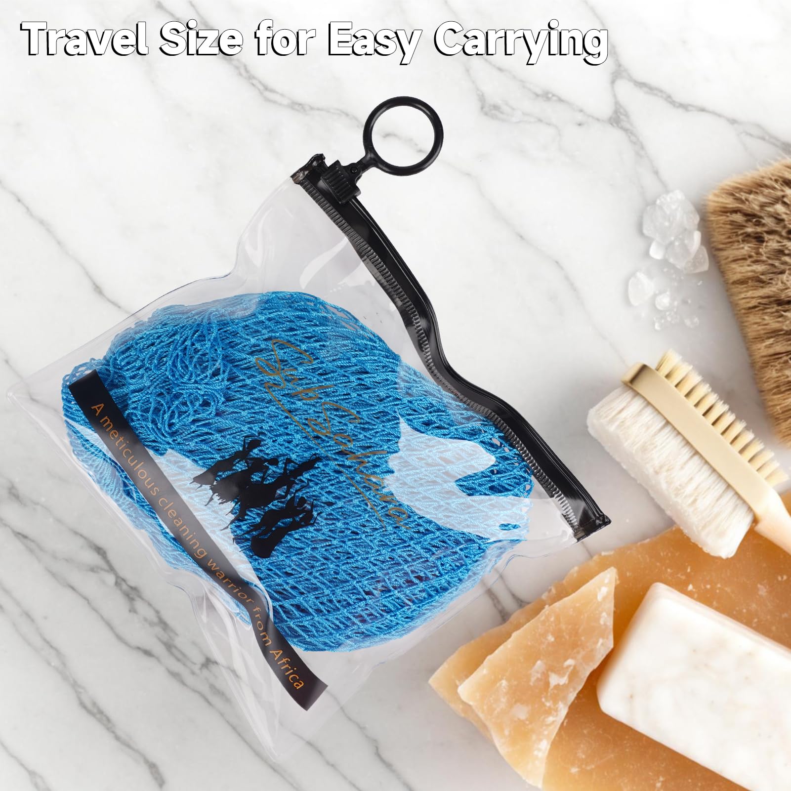 SubSahara compact travel pack image highlights portable spa-like cleansing on the go