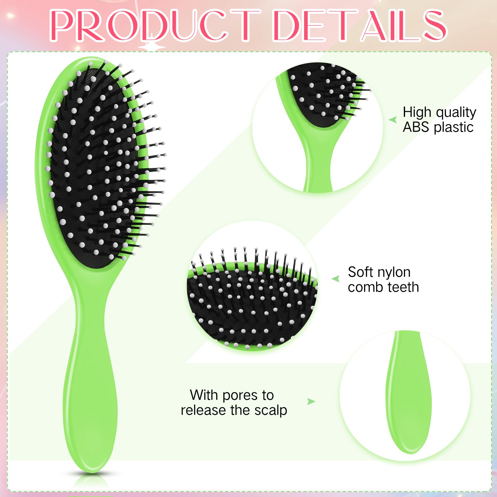 Suclain drying detangler compatible with hairdryer for versatile styling.