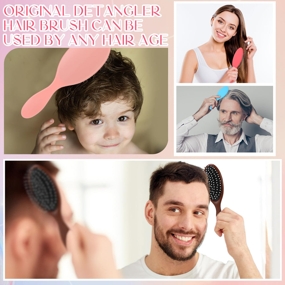 Suclain soft-bristle comfort enables smooth detangling and gentle scalp massage.