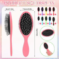 Suclain travel detangler brush compact size for on-the-go grooming.