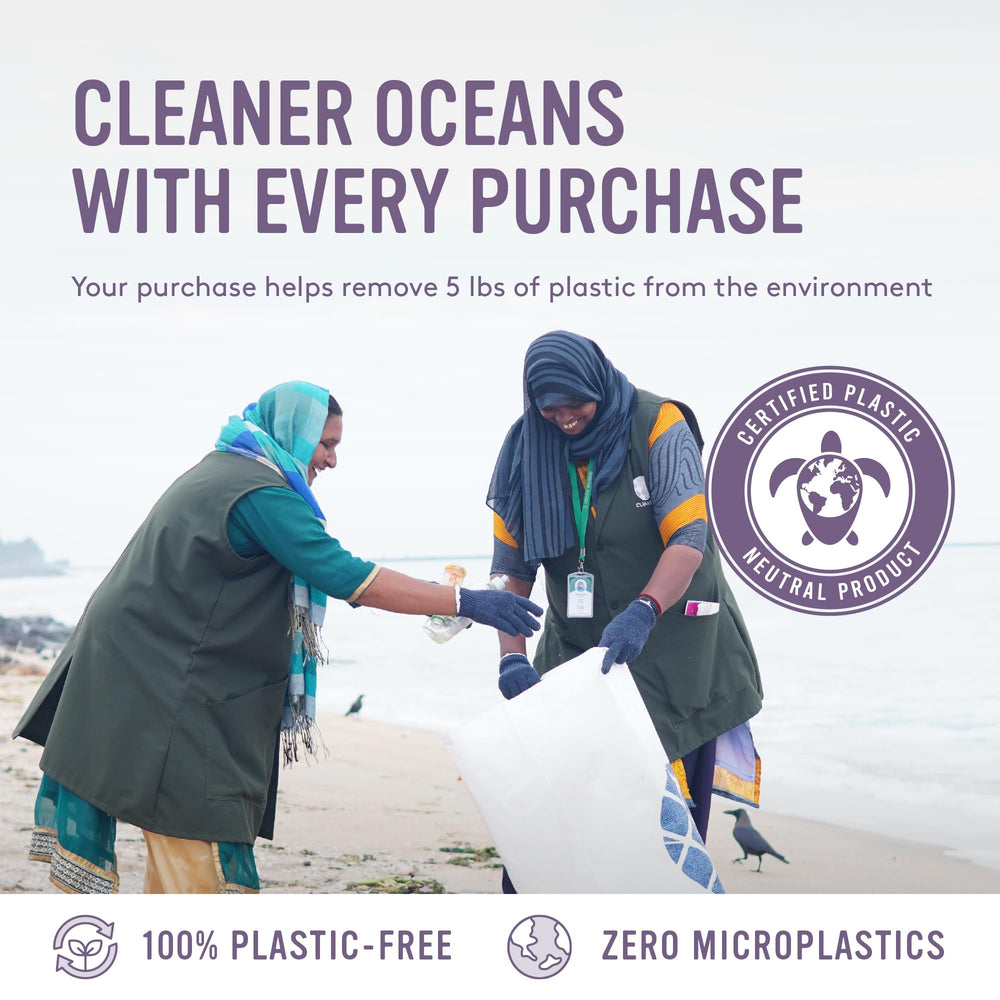 Sud Scrub eco-friendly design is 100% plastic-free in this product image.