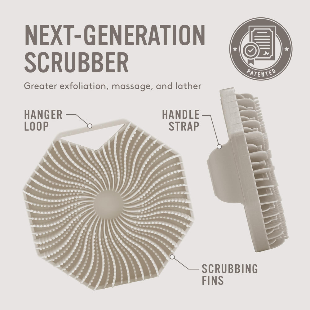Sud Scrub eco-friendly packaging highlights plastic-free design and recycling