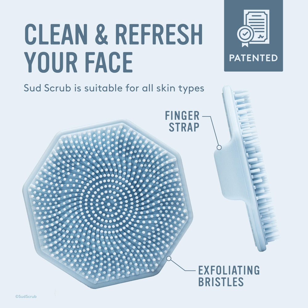 Sud Scrub eco-friendly packaging emphasizes plastic-free, recyclable design for sustainable skincare.