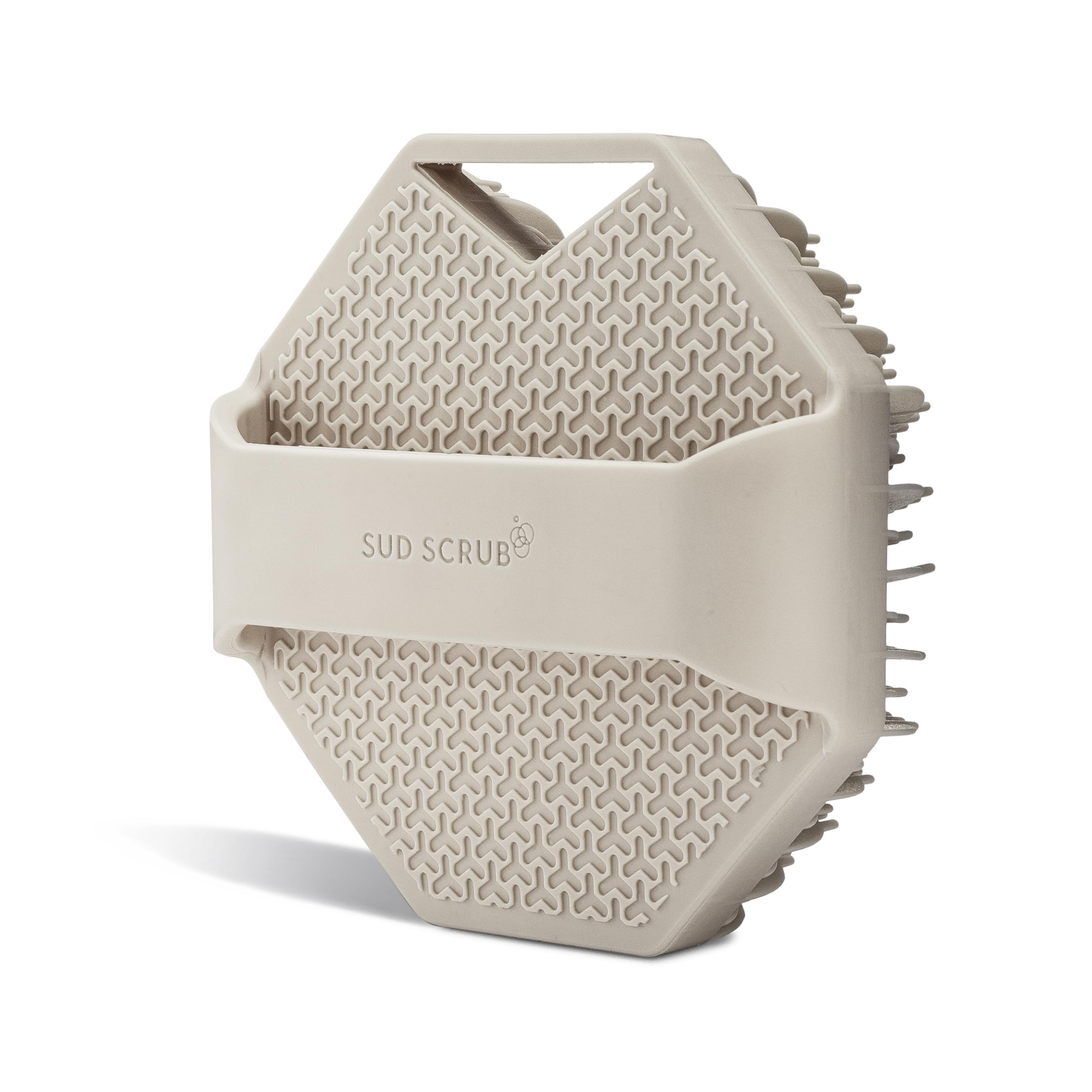 Sud Scrub non-slip grip texture helps secure handling while scrubbing