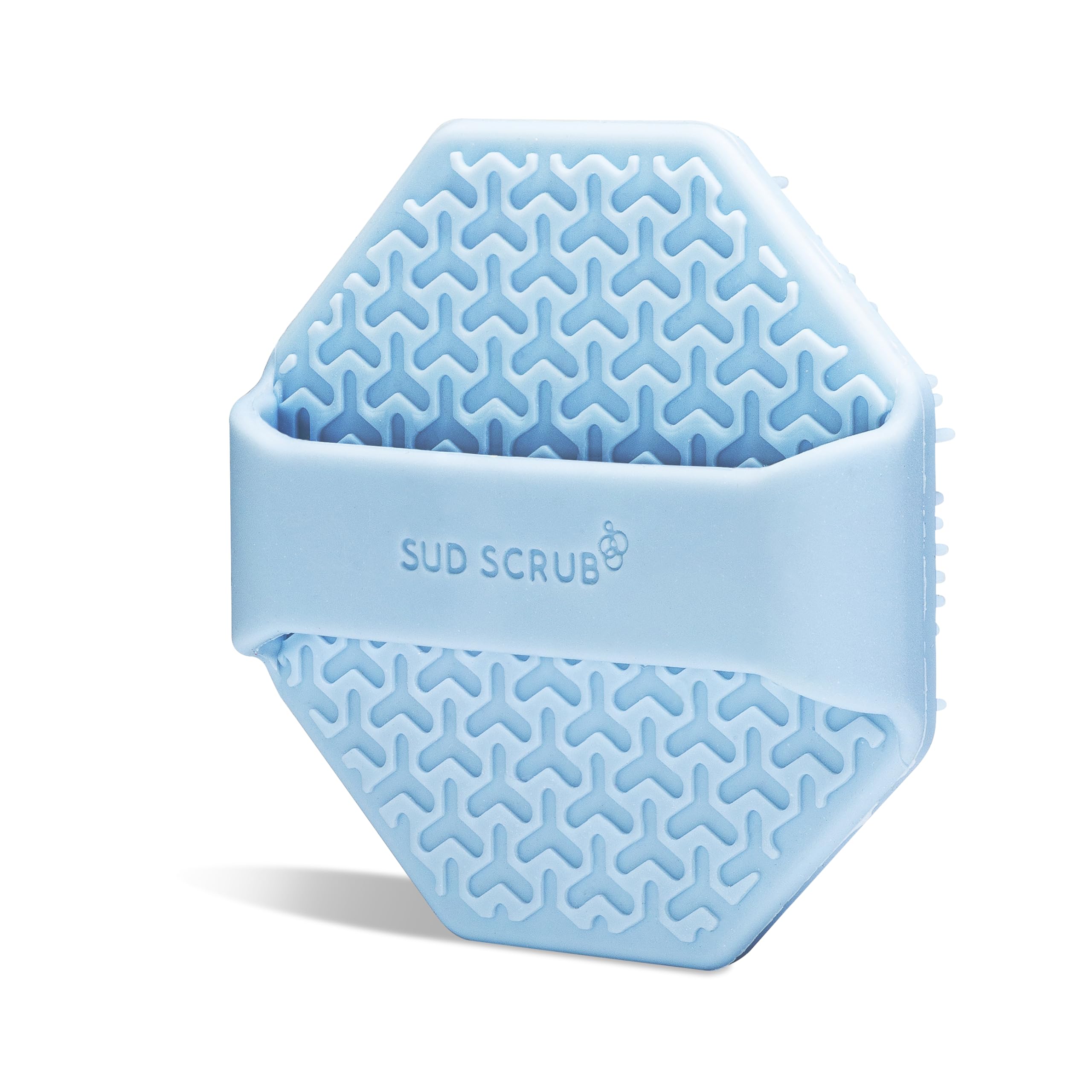 Sud Scrub routine-morning-evening-use illustrates versatile cleansing for daily rituals.