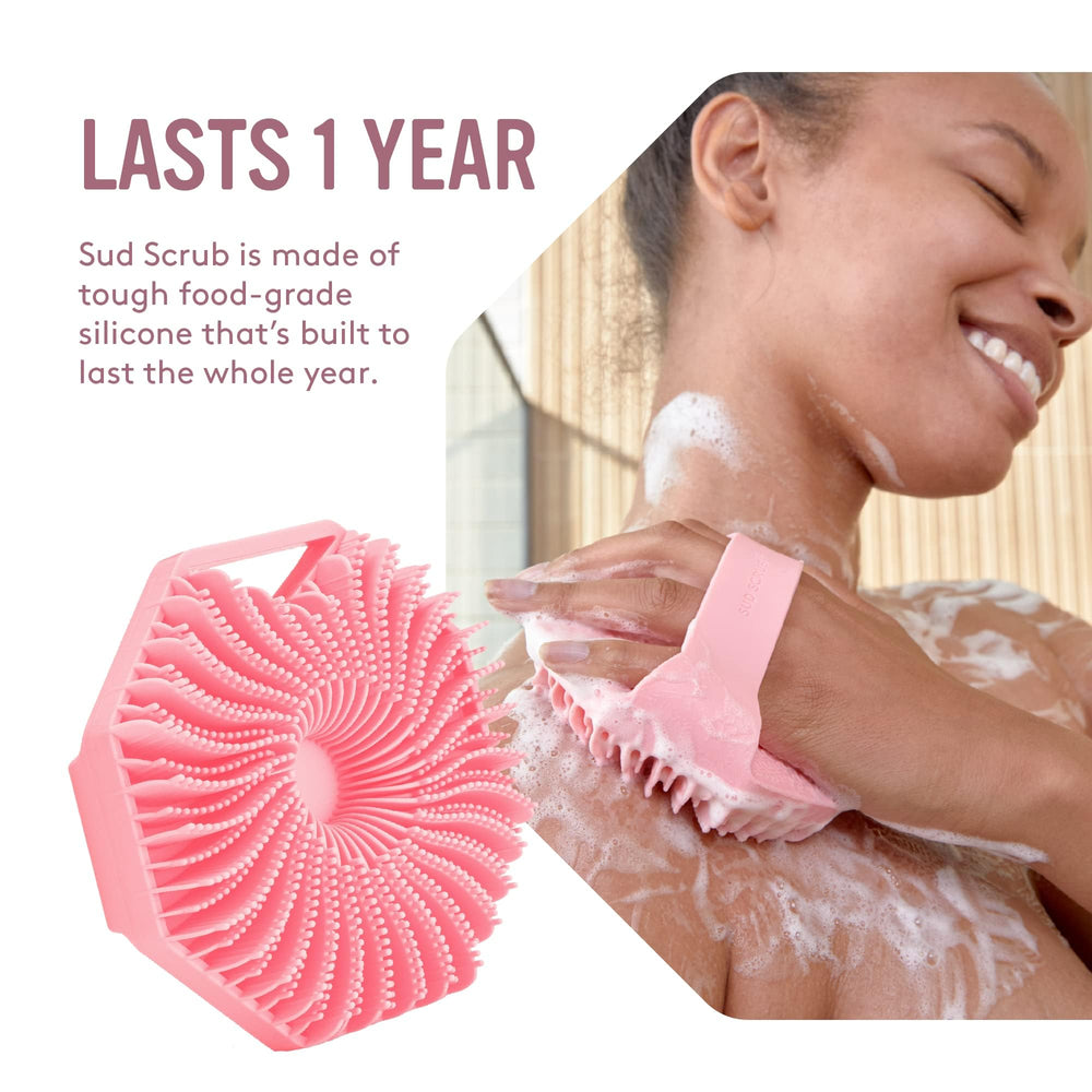 Sud Scrub, uso en ducha, ofrece limpieza cómoda y rápida.