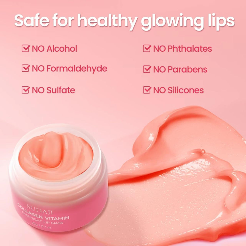 SUDAJI lip balm texture closeup shows non-sticky, melts-on lips formula