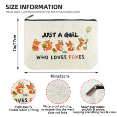 Suemetic Fox Makeup Bag folded design emphasizing portability and compact packing