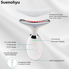 Suenohyu face-neck massage tool with ergonomic design for comfortable use.