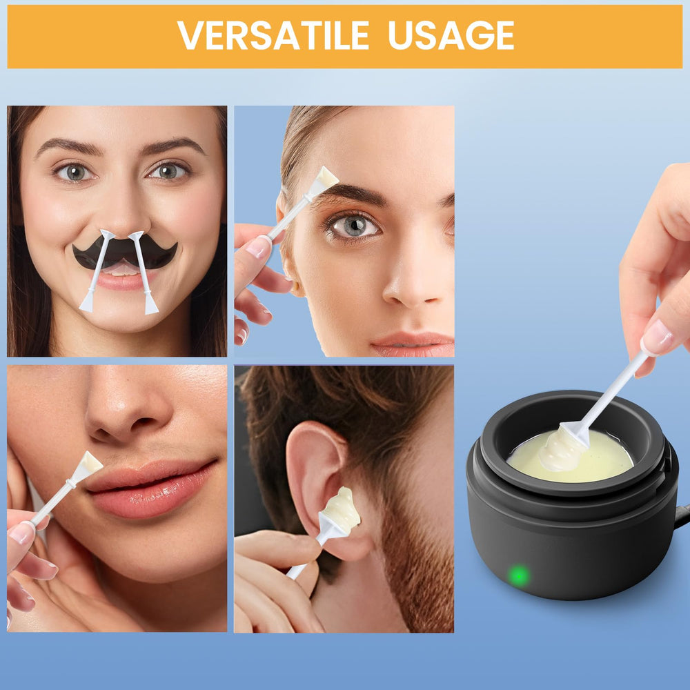 Suerbeauty nose-wax-kit painless process reduces irritation compared to tweezers.
