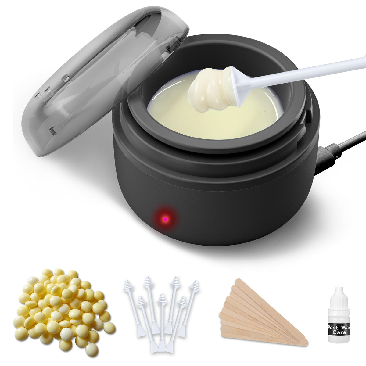 Suerbeauty nose-wax-kit wax pot melting wax quickly for painless at-home grooming.