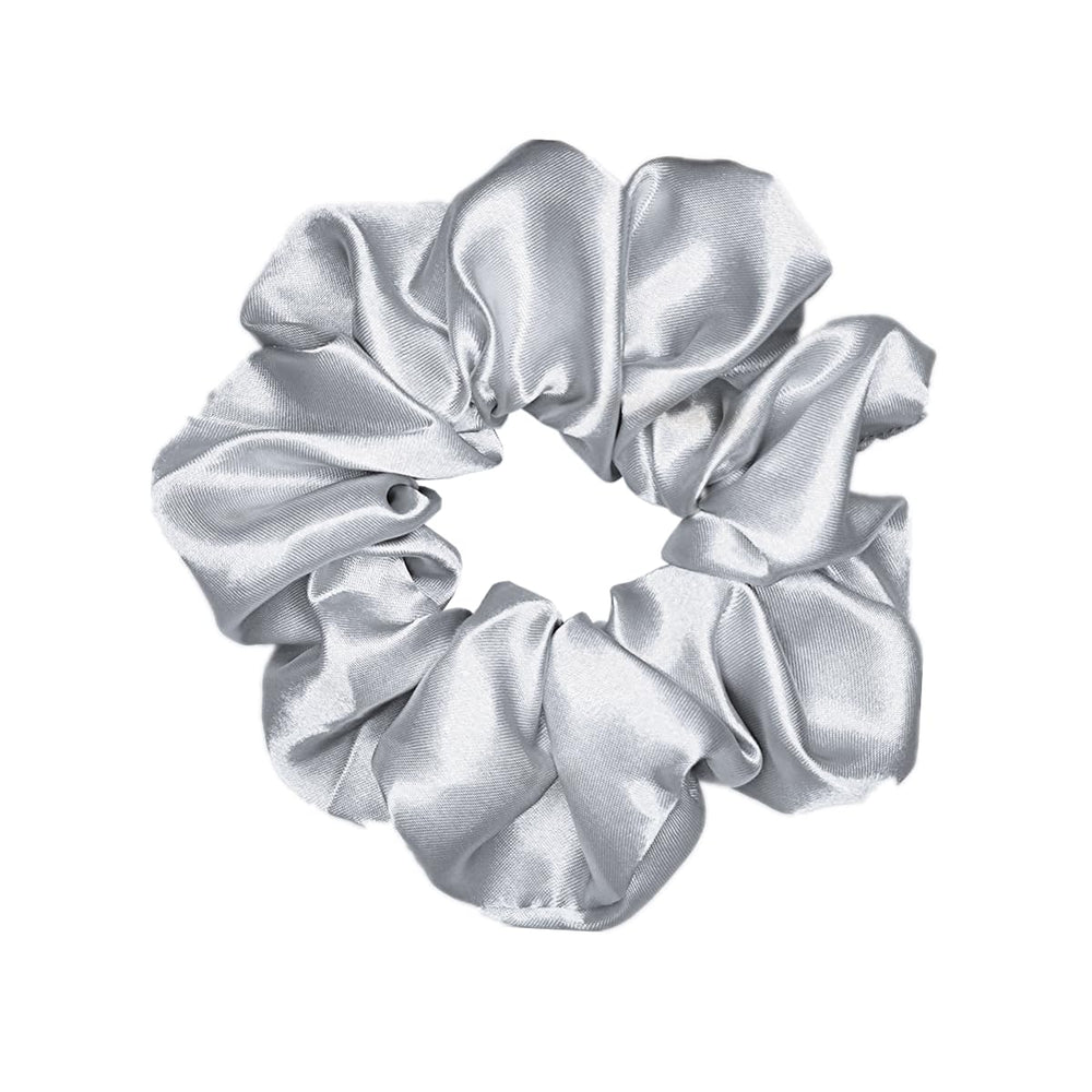 Durable elastic band in Sufermoe satin silk scrunchies designed for long wear.