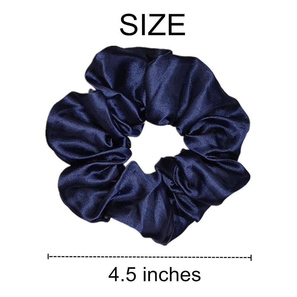 Sufermoe satin silk scrunchies worn as a chic wrist bracelet