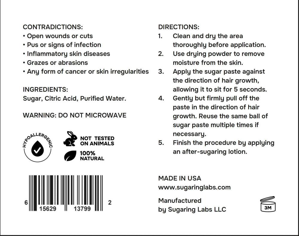 Sugaring Labs Formula Pro Firm professional kit display, emphasizing salon-grade, eco-conscious packaging.