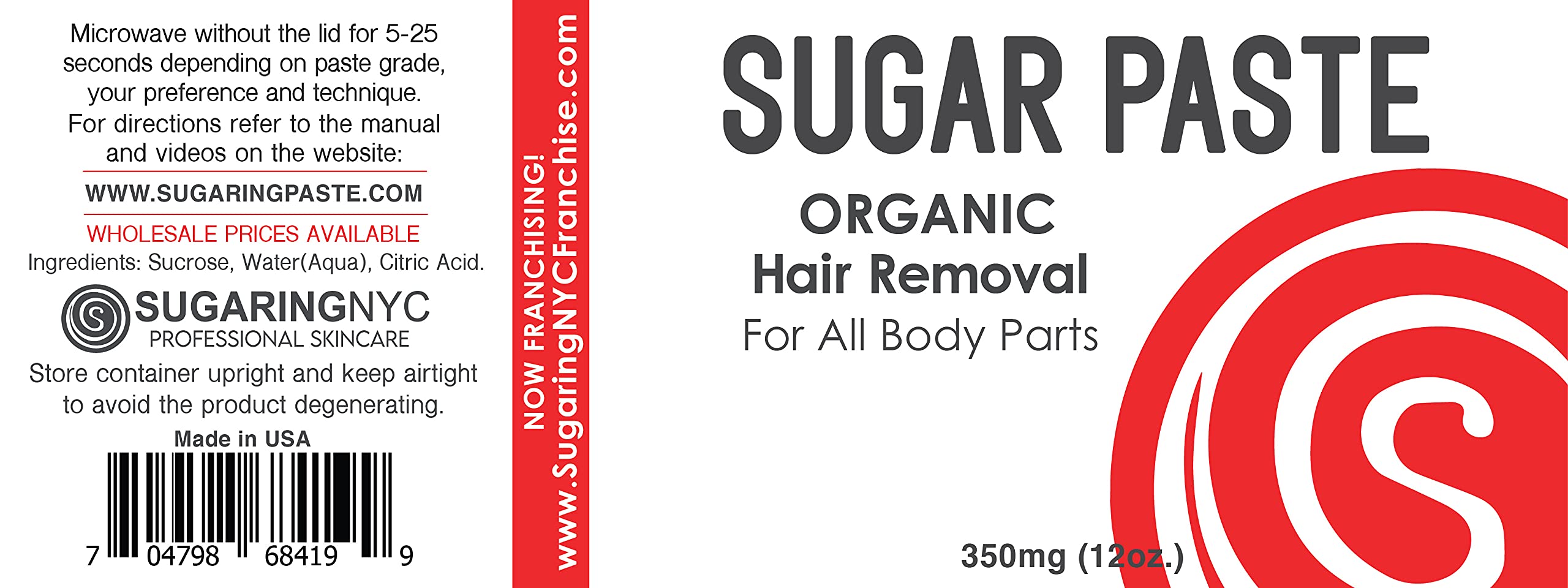 Sugaring NYC paste legs-application for precise leg hair removal at home