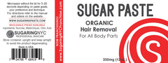 Sugaring NYC paste legs-application for precise leg hair removal at home