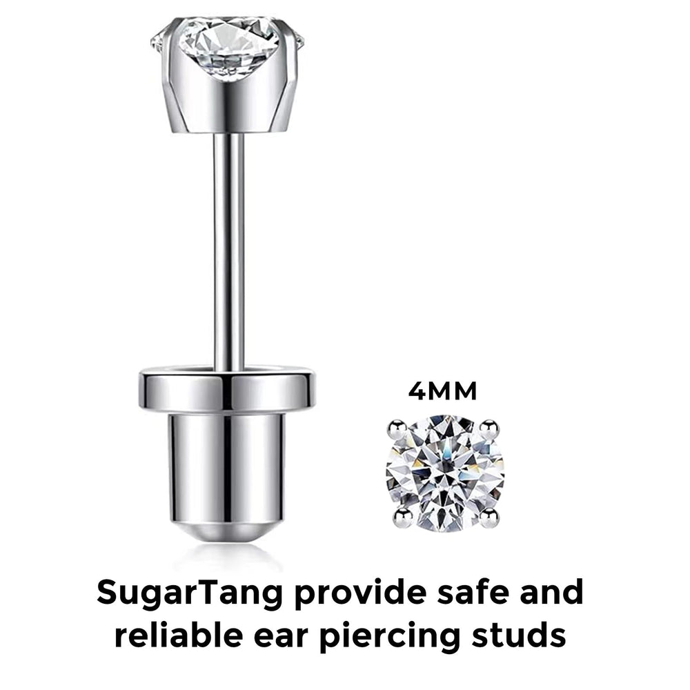 SugarTang all-in-one ear piercing kit pack includes extra studs and backs