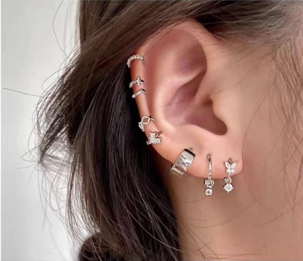 SugarTang safety bullet backs secure earrings after piercing for a snug fit.