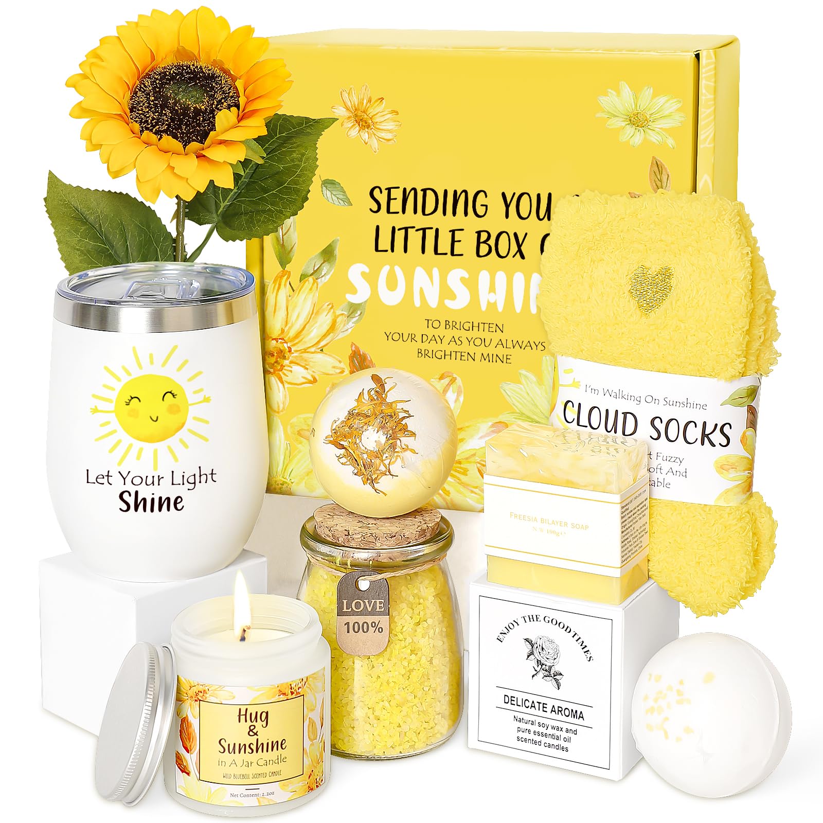 Suhctuptx birthday gift yellow box ready for gifting and sunshine
