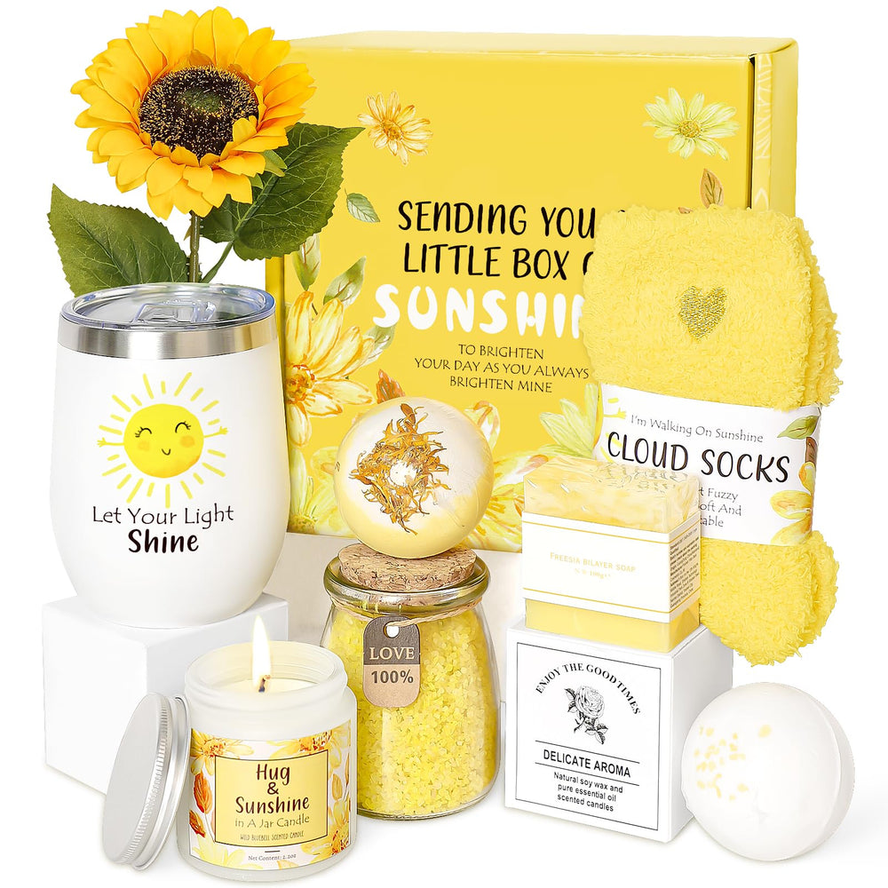 Suhctuptx birthday gift yellow box ready for gifting and sunshine