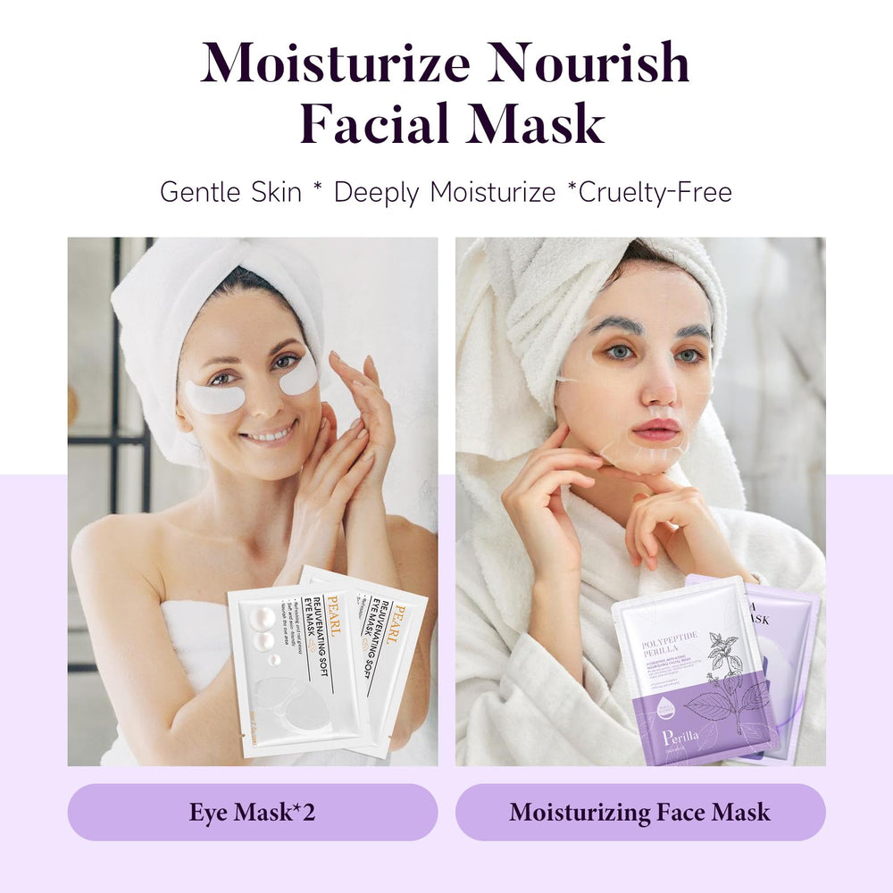Suhctuptx moisturizing face mask set highlighting hydration and skin-soothing benefits