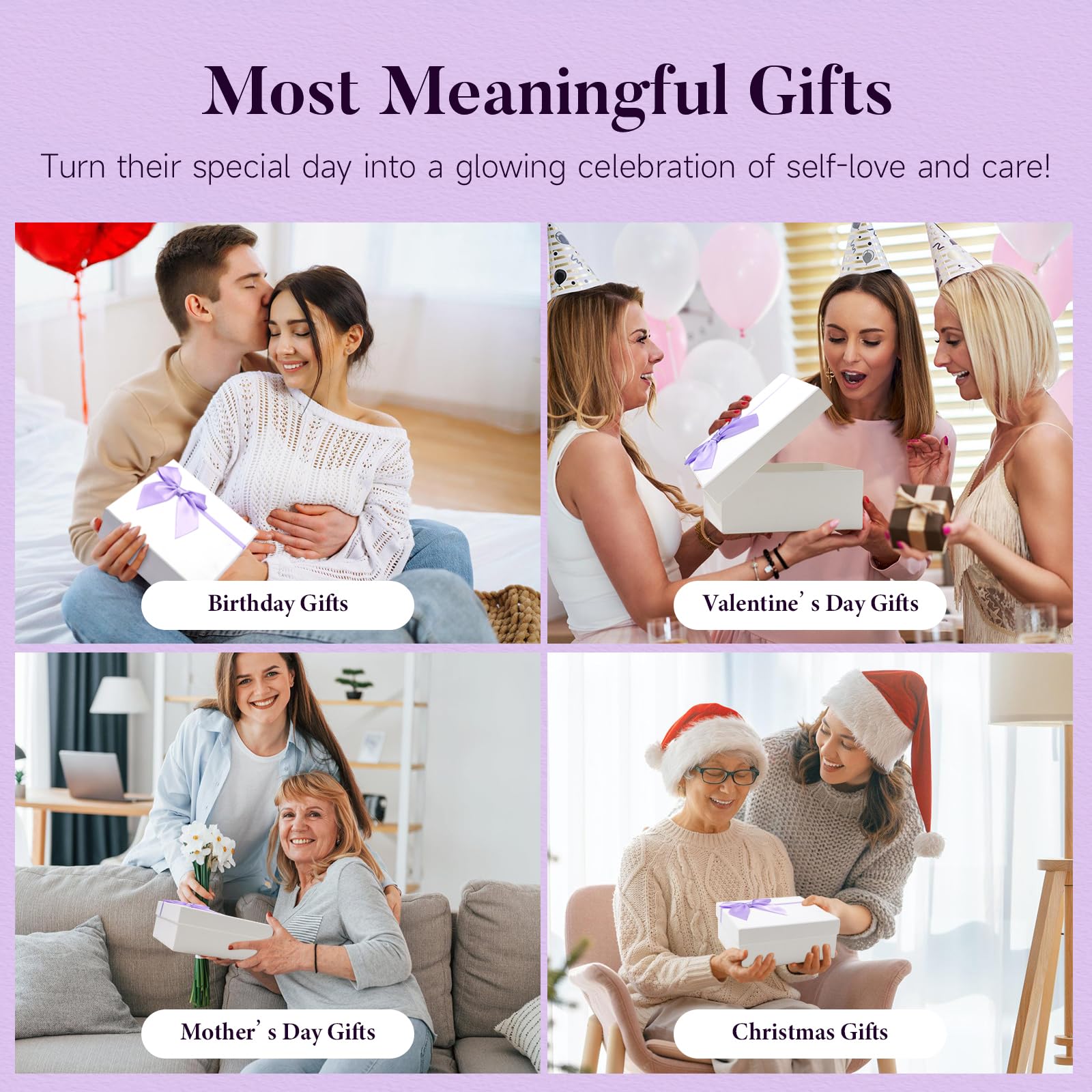 Suhctuptx purple plush socks shown for cozy comfort and warmth at home