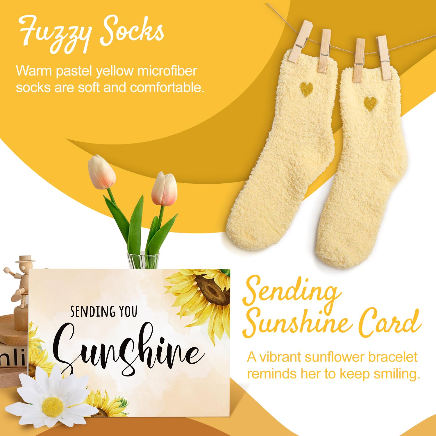 Suhctuptx Sunshine Gift Soap Bars chamomile with vitamin E for gentle skin care