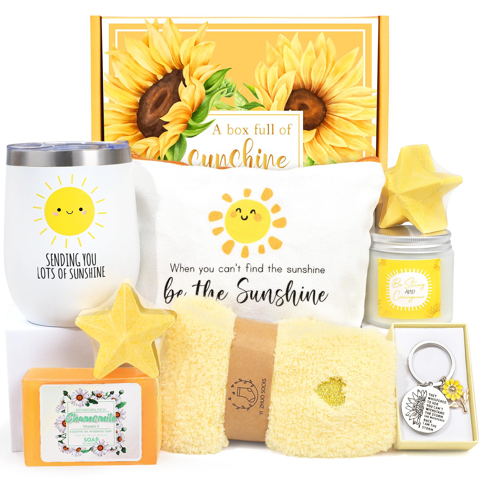 Suhctuptx Sunshine Gift Tumbler keeps drinks hot for hours, ideal for recovery days