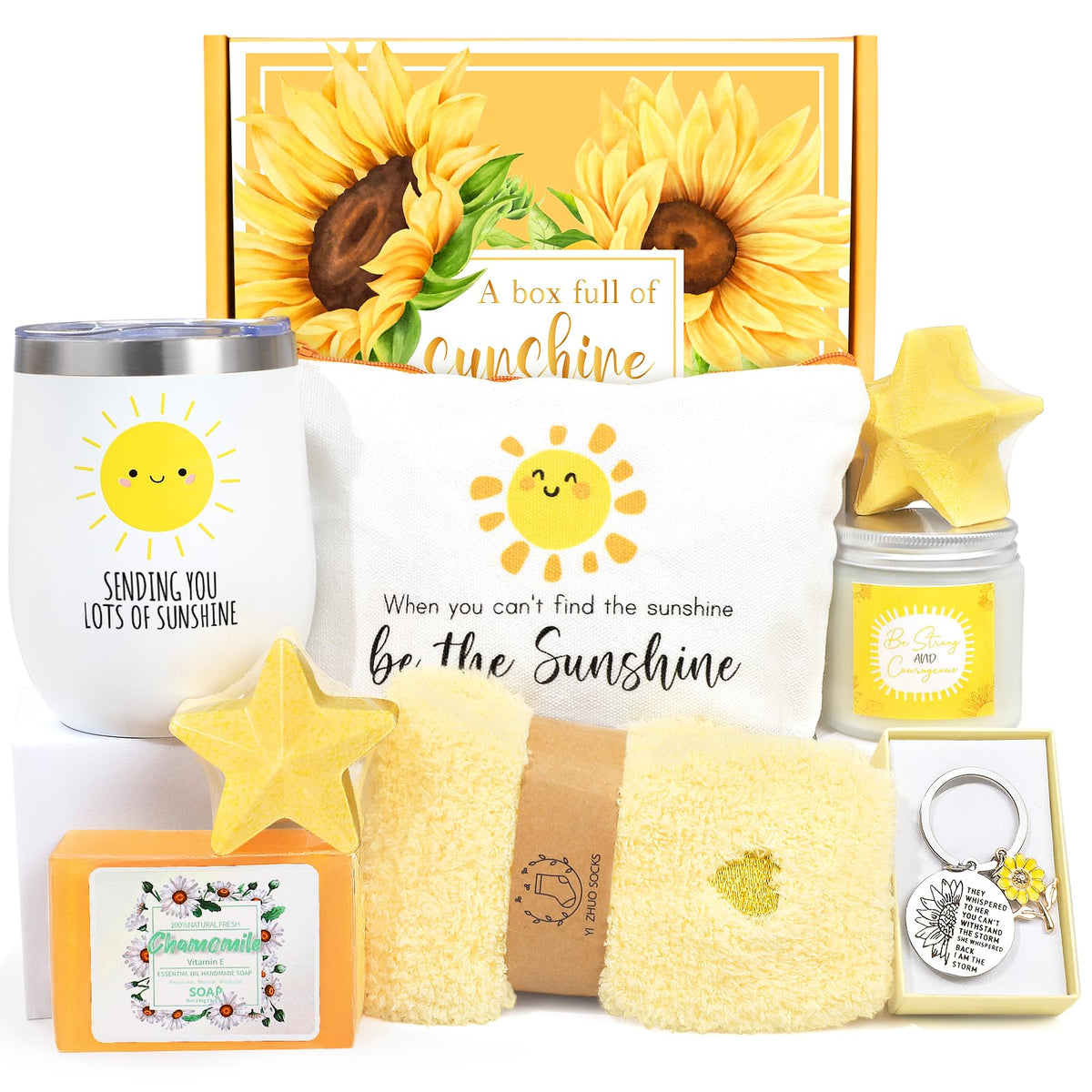 Suhctuptx Sunshine Gift Tumbler keeps drinks hot for hours, ideal for recovery days