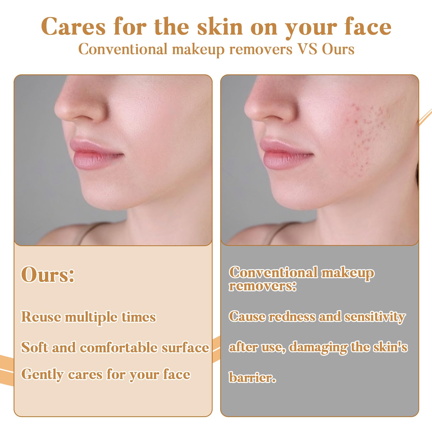 Sukh Round Rounds on-face-application shows makeup removal use with smooth, even cleansing.