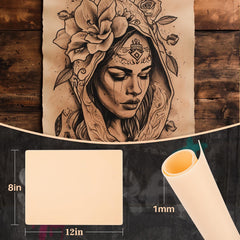 Sukh tattoo skin curved surface perfect for contouring practice on shaped body areas.