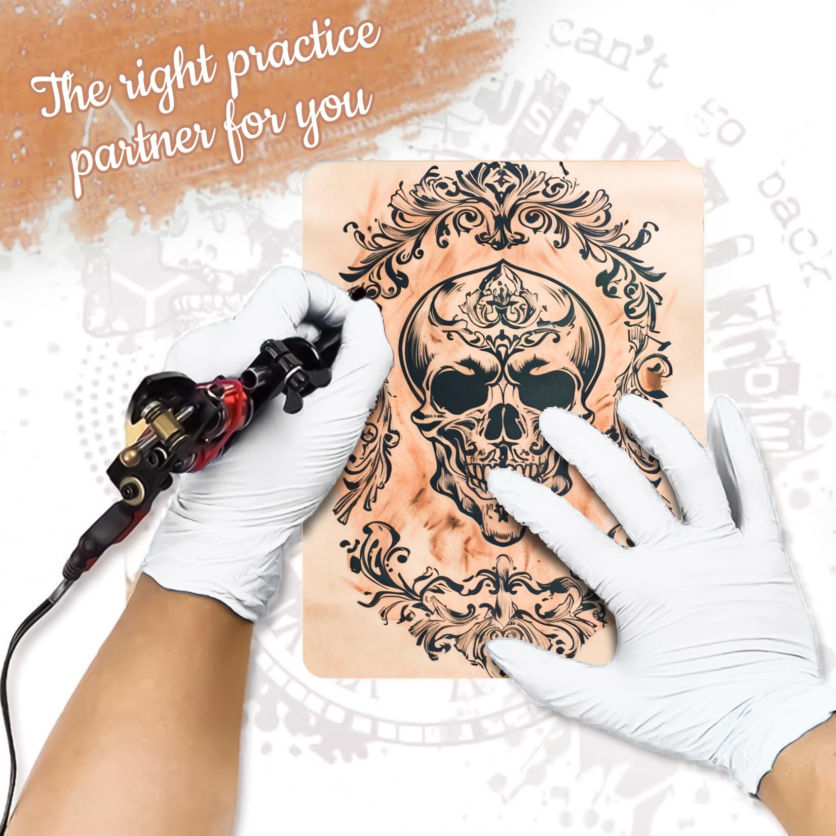 Sukh silicone practice skin supports line work, shadow rendering, and color blending.