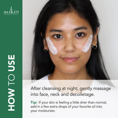 Sukin ingredients rosehip evening primrose and oils for balanced skin