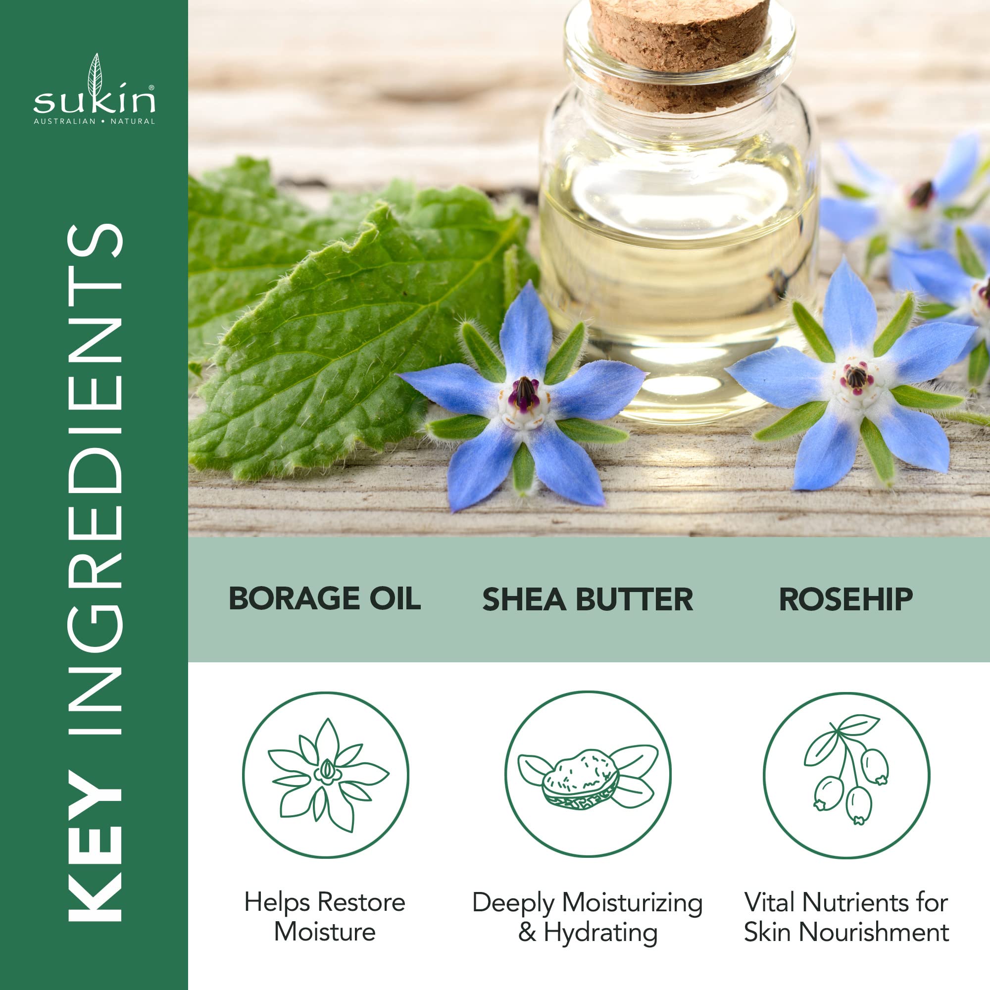 Sukin shea butter texture indicating deep night-time moisture