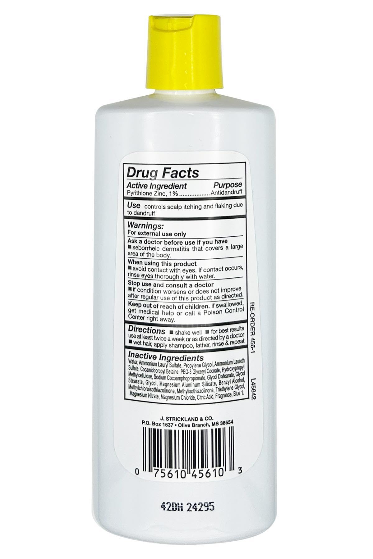 Sulfur 8 Aqua Blue medicated shampoo lather helps control flaking on scalp