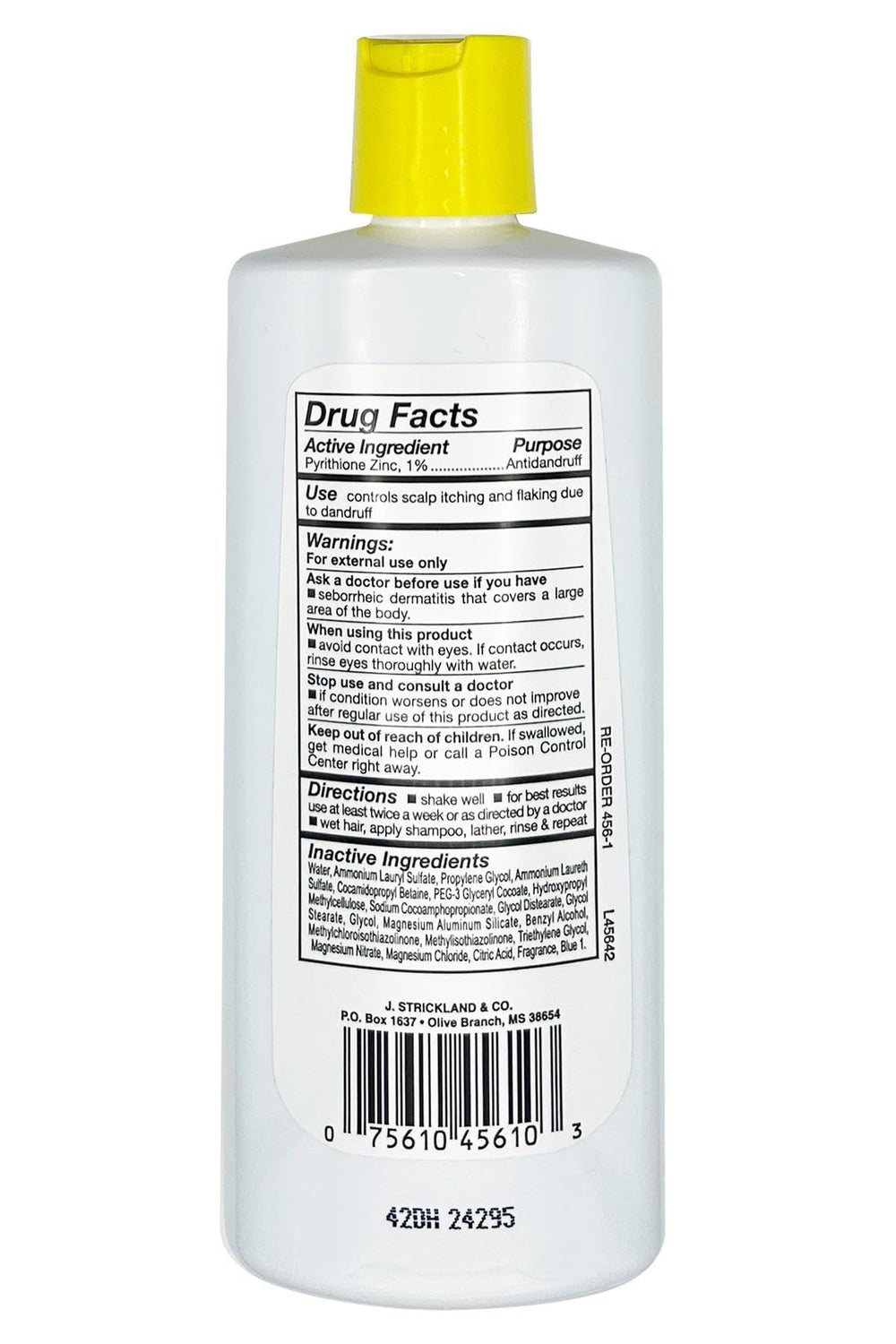Sulfur 8 Aqua Blue medicated shampoo lather helps control flaking on scalp