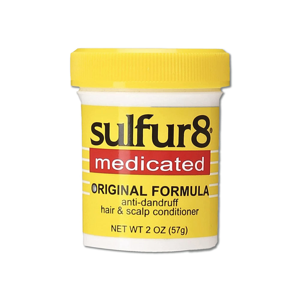 Sulfur8 medicated original formula packaging emphasizing original heritage and trusted scalp care.