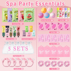 Sulily 55Pcs Spa Skincare Set lip masks – hydrate lips for bright smiles.