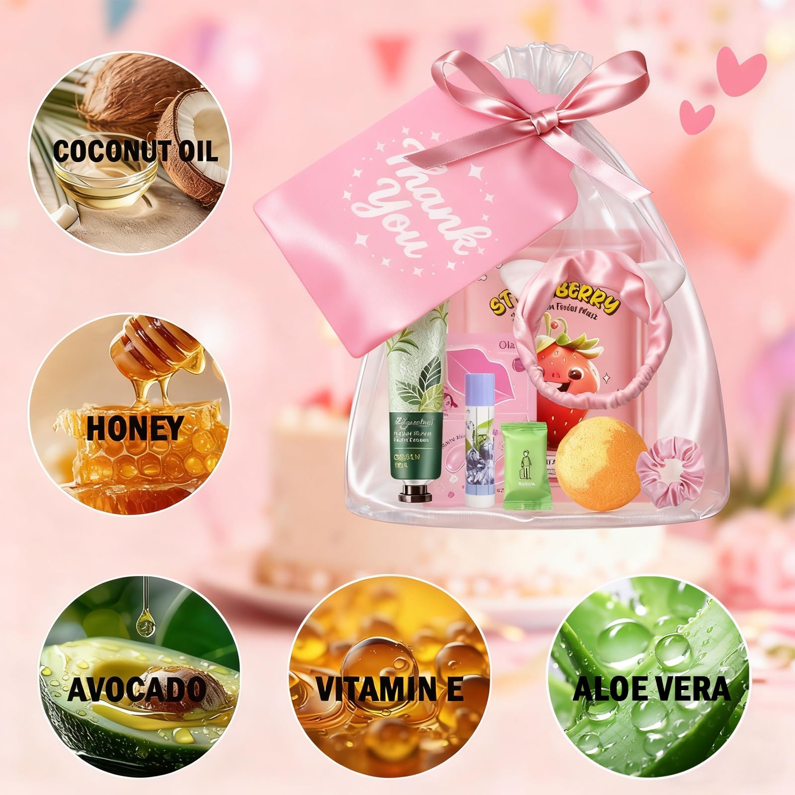 Sulily 55Pcs Spa Skincare Set skincare guide cards – simple tips for at-home spa setups.