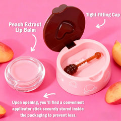 Sulily Bee Lip Balm elegant strawberry bottle packaging with chic design.