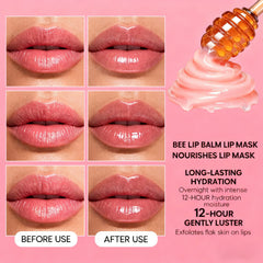 Sulily Bee Lip Balm natural ingredients close-up features propolis, coconut oil and shea butter.