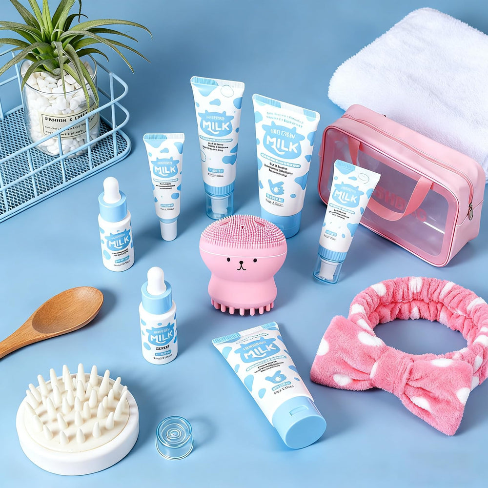 Sulily Milk Skin Care Set 3-piece masks; targeted hydration between sessions