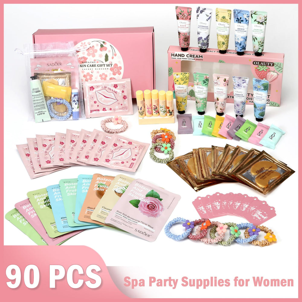 Sulily skincare guide cards spa sleepover, easy tips for a guided pampering session.