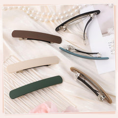 SUMAJU hair barrettes with sturdy metal and matte finish for durability.