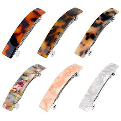 SUMAJU tortoise-shell hair clip front view highlights elegant design for daily wear.