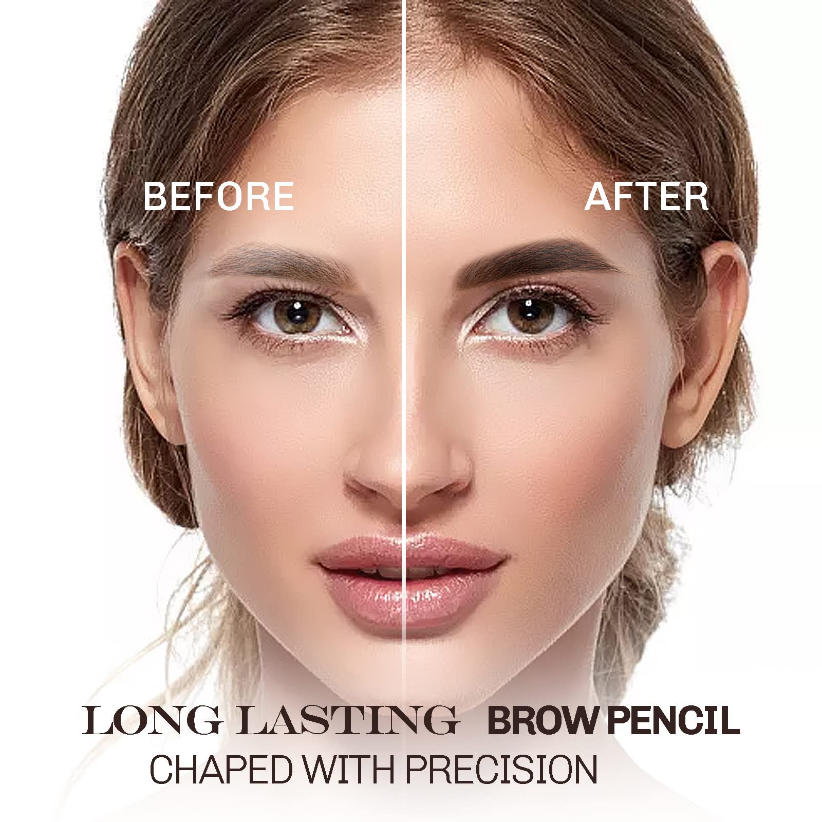 SUMEITANG 3-color kit features black, brown, dark brown pencils for versatile looks.