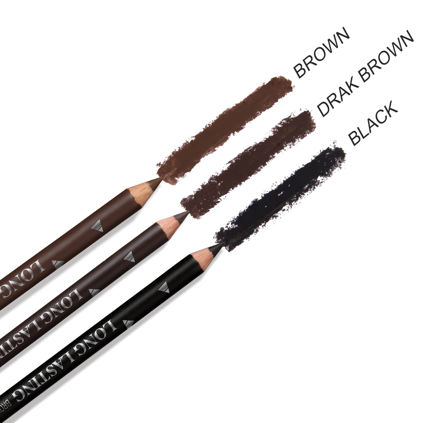 SUMEITANG soft textured eyebrow pencil swatch showing smooth glide and natural color.